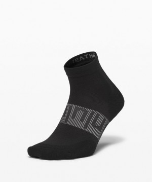 Lululemon Power Stride Ankle Sock Negros | 530869WJF
