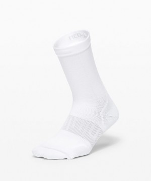 Lululemon Power Stride Crew Sock Blancos | 392471HLA