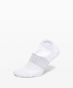 Lululemon Power Stride No-Show Sock with Active Grip Blancos | 862794BQO