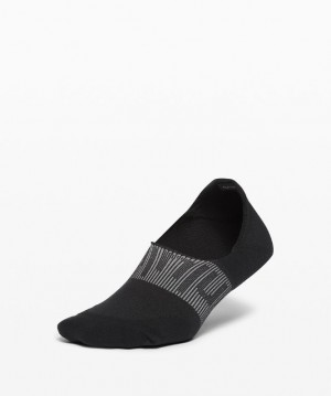 Lululemon Power Stride No Show Sock Performaheel Anti-Stink Negros | 071348TEM