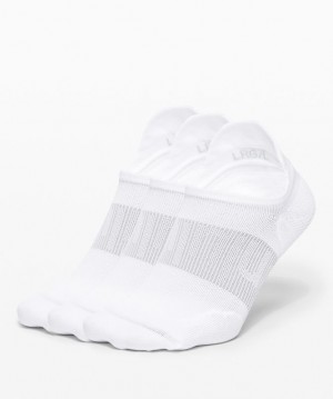 Lululemon Power Stride Tab Sock 3 Pack Blancos | 370148OZU