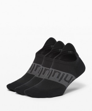 Lululemon Power Stride Tab Sock Anti-Stink 3 Pack Negros | 283690TXG
