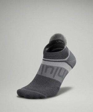 Lululemon Power Stride Tab Sock Wool Grises Grises Oscuro | 705163FOQ