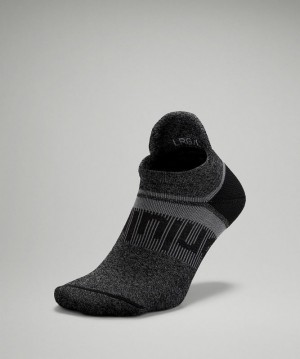 Lululemon Power Stride Tab Sock Wool Negros Grises | 081736YUV