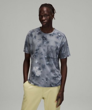 Lululemon Relaxed Mesh Pocketed Short Sleeve Shirt Blancos Negros | 624817WXA