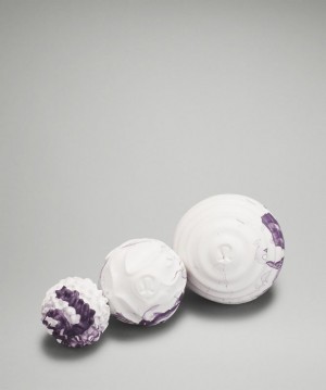 Lululemon Release and Recover Ball Set Lavanda Blancos | 728953ZCX