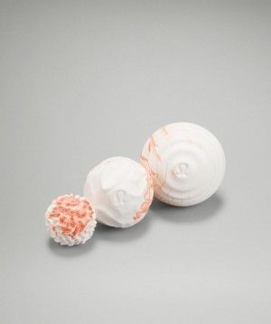 Lululemon Release and Recover Ball Set Rosas Blancos | 294516TIV