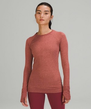 Lululemon Rest Less Pullover Vino Rosas | 915867GQI