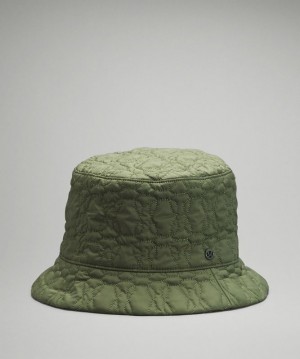 Lululemon Reversible Quilted Bucket Hat Verdes | 592713PQD