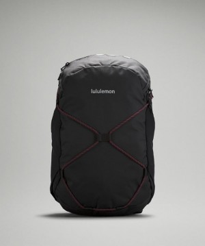 Lululemon Ripstop Paracord Backpack Negros Rojos | 826359VLX