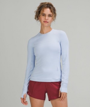 Lululemon Rulu Run Long Sleeve Azules Beige | 248601IPO