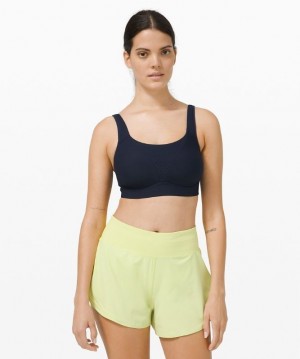 Lululemon Run Times Bra High Support, B Azul Marino | 197628UMN