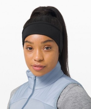 Lululemon Run for It All Earwarmer Negros | 489756SJG