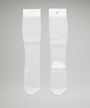 Lululemon SeaWheeze MicroPillow Compression Run Sock Knee High Blancos | 543918UTW