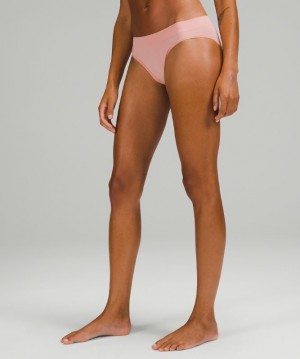 Lululemon Seamless Mid-Rise Bikini Underwear Rosas | 725863ERG