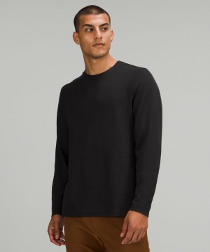 Lululemon Shift Stitch Crew Negros | 506129GRQ
