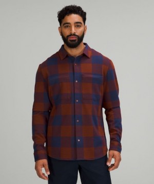 Lululemon Soft Knit Overshirt Marrom | 274139SQC