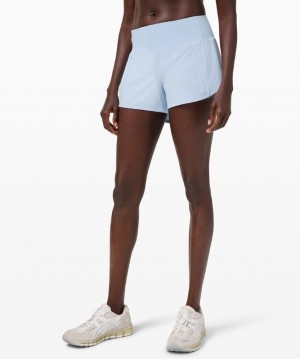 Lululemon Speed Up MR Short 4 Lined Azules Beige | 982153XMQ