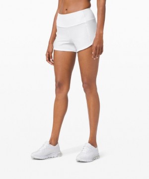 Lululemon Speed Up MR Short 4 Lined Blancos | 537109JLG