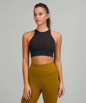 Lululemon Strong Lines Bra Medium Support Negros | 901684VWS