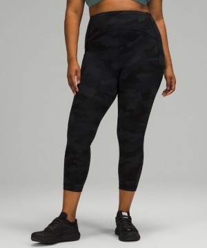 Lululemon Swift Speed High-Rise Crop 23 Camuflados Negros Multicolor | 251407FCO