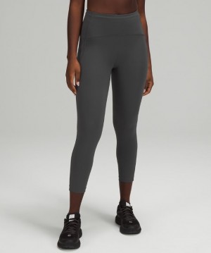 Lululemon Swift Speed High-Rise Crop 23 Grises Oscuro | 453721XYN