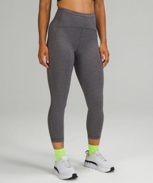Lululemon Swift Speed High-Rise Crop 23 Negros | 934285NVK