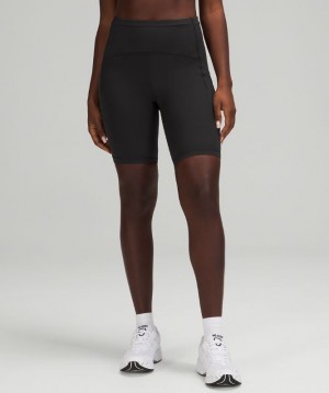 Lululemon Swift Speed High-Rise Short 8 Negros | 618249EZC