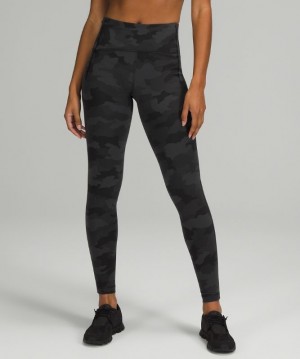 Lululemon Swift Speed High-Rise Tight 28 Brushed Luxtreme Camuflados Negros Multicolor | 578196OLU