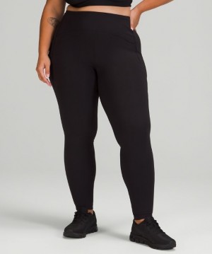 Lululemon Swift Speed High-Rise Tight 28 Brushed Luxtreme Negros | 249056GWC