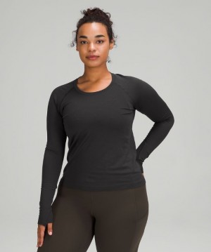 Lululemon Swiftly Tech Long Sleeve 2.0 Race Negros Negros | 928031DSA