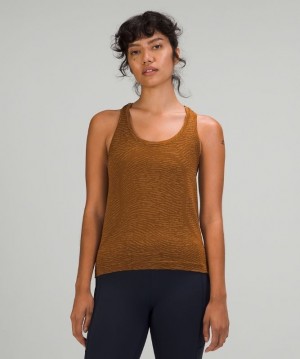 Lululemon Swiftly Tech Racerback Tank 2.0 Race Cobra Marrom Beige | 918704GWL