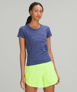 Lululemon Swiftly Tech SS 2.0 Race Azules Turquesa Verdes Negros | 805419JIY