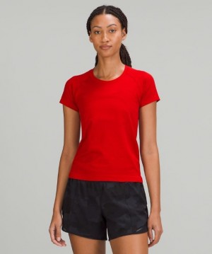 Lululemon Swiftly Tech SS 2.0 Race Rojos Oscuro Rojos Oscuro | 603781PUB