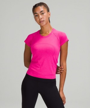 Lululemon Swiftly Tech SS 2.0 Race Rosas Rosas | 734590XFJ