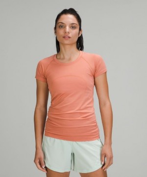 Lululemon Swiftly Tech Short Sleeve 2.0 Rosas Rosas | 719602GKM
