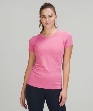 Lululemon Swiftly Tech Short Sleeve 2.0 Rosas Rosas | 607853URX