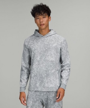 Lululemon Textured Tech Hoodie Azules Azules Blancos Grises Multicolor | 405831EHT