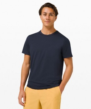 Lululemon The Fundamental T Azul Marino | 328954ERT