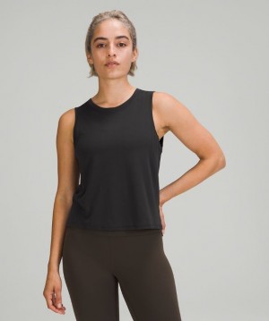Lululemon Train to Be Tank Top Negros Negros | 725401ZBR