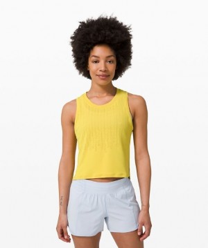 Lululemon Train to Be Tank Top Stripe Soleil | 764108PQK