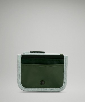 Lululemon True Identity Card Case Verdes Verdes Negros | 950184CBK