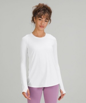 Lululemon Tuck and Flow Long Sleeve Blancos | 178234DAT