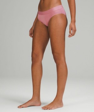 Lululemon UnderEase Bikini Rosas Grises Marrom | 260745JIE