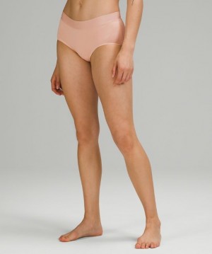 Lululemon UnderEase Mid-Rise Boyshort Underwear Misty Shell | 023416QFE