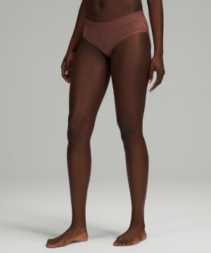 Lululemon UnderEase Mid-Rise Hipster Underwear Smoky Topaz | 719520NZY