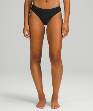 Lululemon UnderEase Mid-Rise Thong Underwear Camuflados Multicolor Grises | 324861SGA