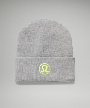 Lululemon Warm Revelation Beanie Grises Amarillos | 735802MIU