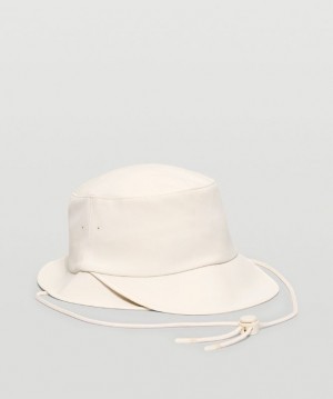 Lululemon Wide-Brim Bucket Hat with Strap Blancos | 465231SRH
