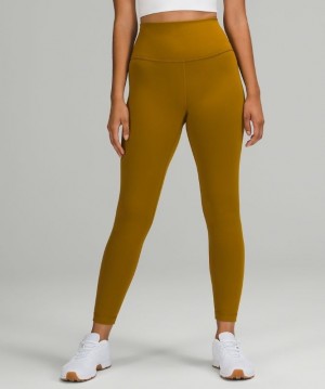 Lululemon Wunder Train High-Rise Tight 25 Dorados Marrom | 537860XEK